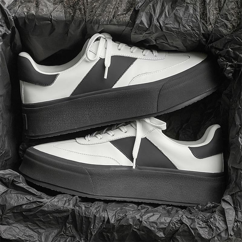 3297 Tooling Men's Thick-soled Versatile Summer New Men's Shoes Niche Original Design Crooked Board Shoes