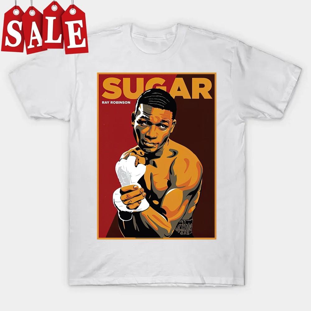 Classic Sugar Ray Robinso Unisex Men S-5XL Shirt Unisex T-Shirt