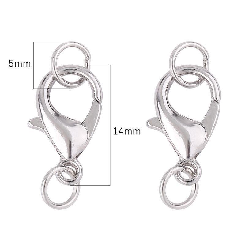 Handmade Alloy Lobster Clasp Pendant: DIY Keyring & Jewelry Accessory