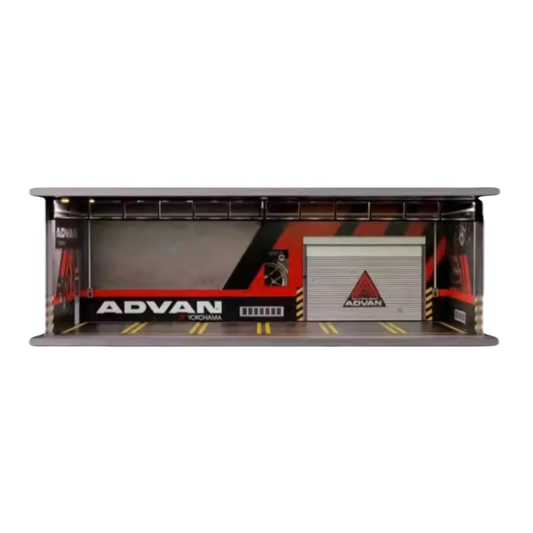 

продукт гаражная модель диорама 710008 Без бренда G-Fans1/64ADVAN/Advan продукт, [товар] красный