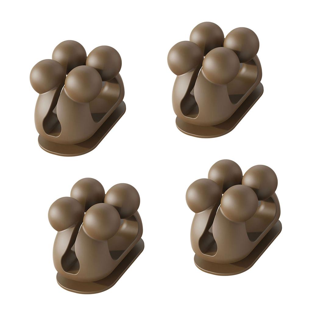 4 szt. Mocne Samoprzylepne Silikonowe Haczyki Ścienne Samoprzylepne Silikonowe Haczyki Wieszaki Ścienne Do Wygodnego Przechowywania W Dowolnym Pomieszczeniu