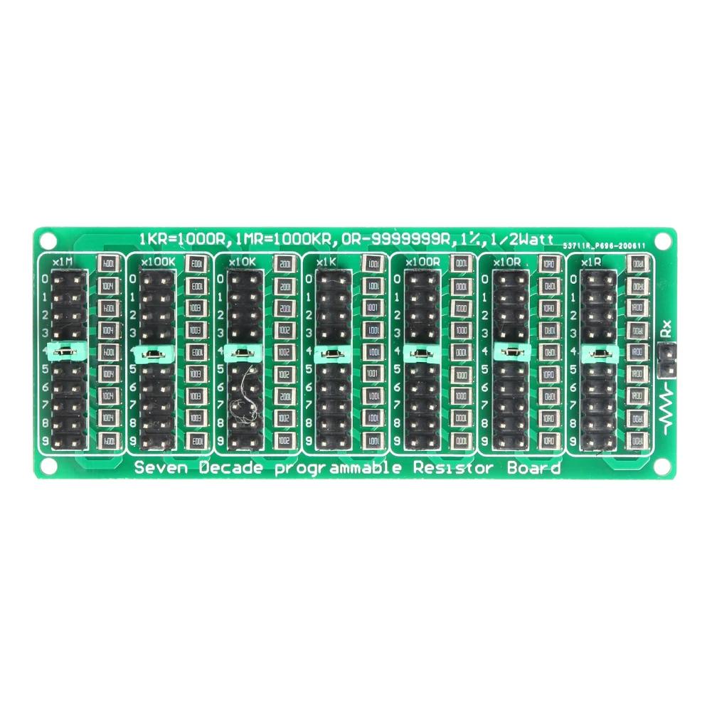 Resistance Board Components Step Accuracy 1R Programmable Resistance Module Seven Decade Resistor Board