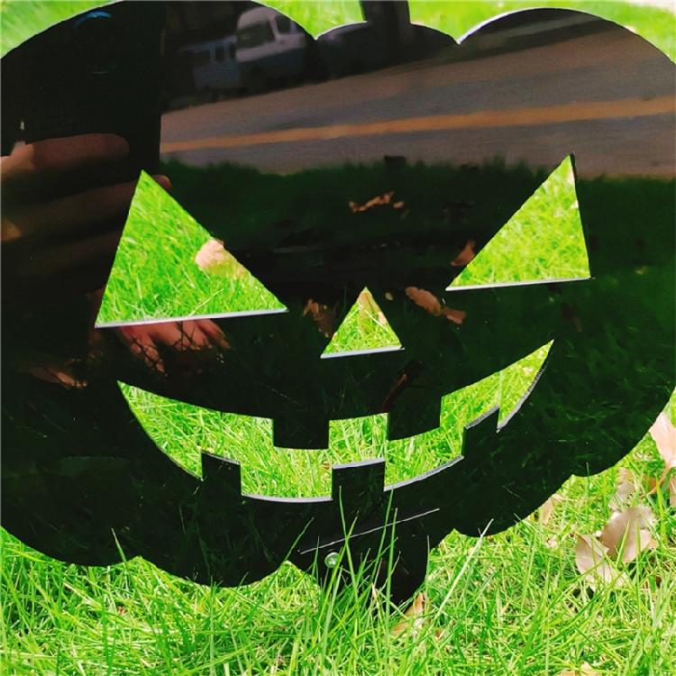 Halloween Black Figure Scary Statue Yard Signs Home Party Decoration