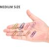 Paper Clips, 240pcs Medium Size Colored, PaperClips Assorted Colors, Paper Clips for Paperwork Office School and Personal Use