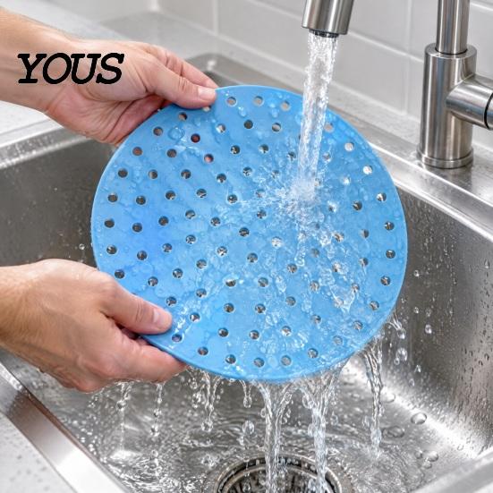 Reusable Food Grade Mats Air Fryer Silicone Liners, Non-Stick Basket for Liners Accessories, Heat Resistant Washable Pot Mat Baking Accessories