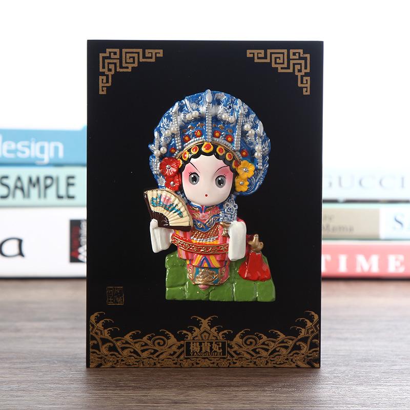 China Traditional Peking Opera Facial Makeup Ornaments Business Gift Souvenirs Home Decor Crafts Wedding Birthday New Year Gift