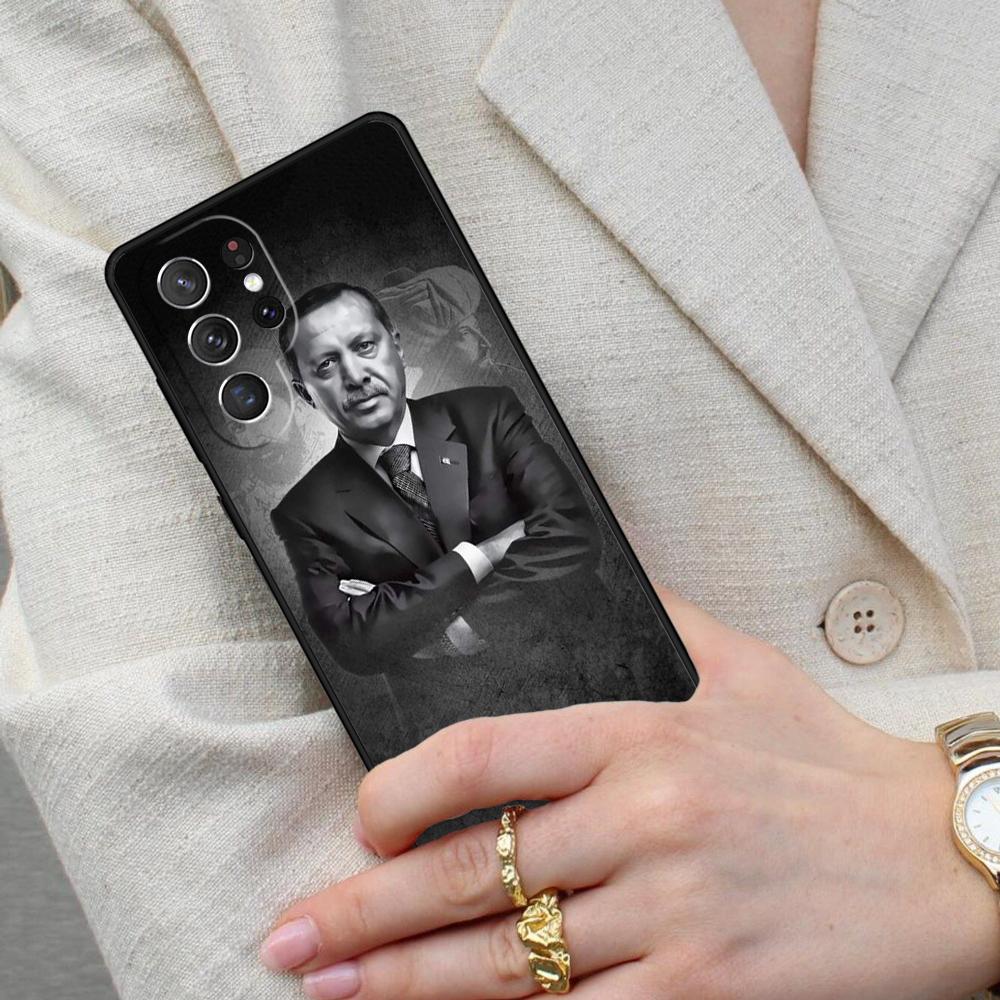 President Turkey Recep Tayyip Erdogan Cell Phone Case for Samsung Galaxy S26 Ultra S25 S24 S23 S22 S21 S20 Note10 Cover Galaxy S26