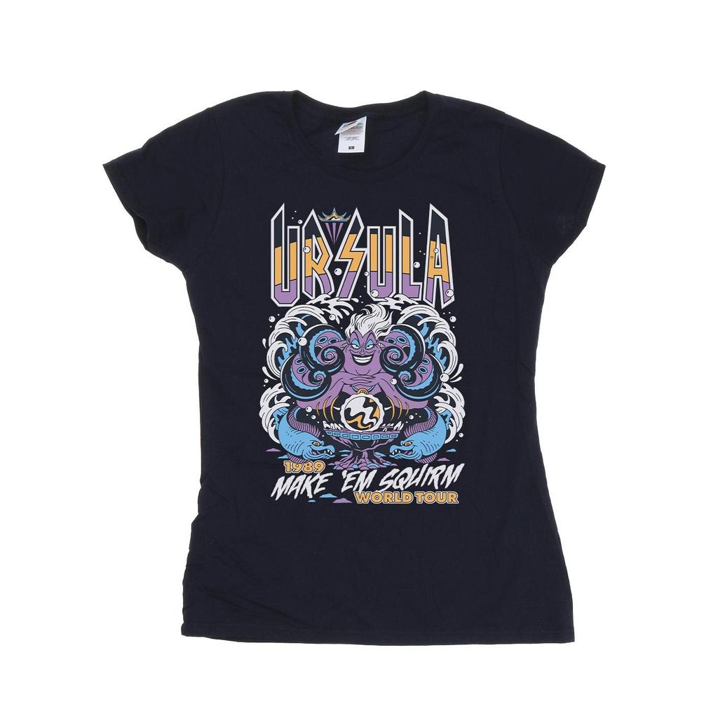 Disney Womens/Ladies Villains Ursula Make Em Squirm Cotton T-Shirt