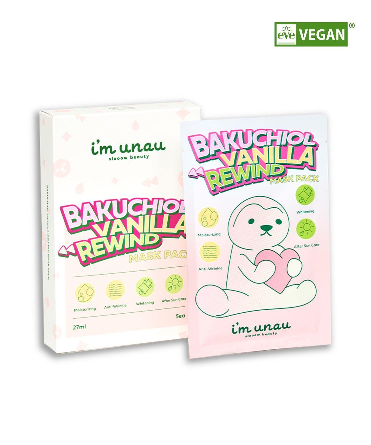 I m One Now Bakuchiol Vanilla Rewind Mask Pack 27ml x 5 Pack