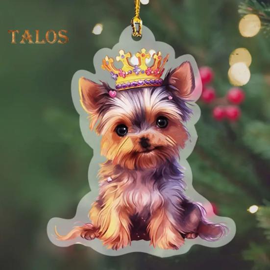 Pandantiv mașină Acrilic Câine balansoar Ușor Oglindă pentru mașină Atârnat Accesorii pentru interiorul mașinii Geantă de umăr Decorare ghiozdan Charm Cadou de Ziua Îndrăgostiților