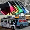 Dual‑Tone Gradient Thermal Insulation Window Film Explosion‑Proof PET Solar Sunshade Film Color Contrast Car RV Home Window Sticker