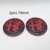 7 Stück für Alfa Romeo 2x74mm 4x50mm Kappe 1x40mm Auto Fronthaubenemblem Heckklappenemblem Felgenkappen Lenkradaufkleber Styling jkl123