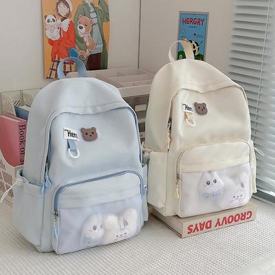 Lightweight, Large Capacity Cross-Border Backpack for Students - Ideal for Junior High, High School, and College.