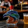 Eagle Head Decorative Clear Unique Gift Whiskey Bottle Whiskey Decanter Glass for Whiskey Wine Cocktails Collectors