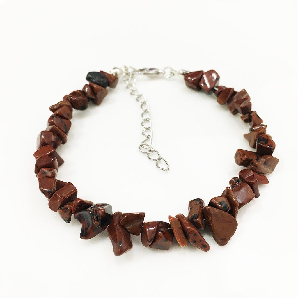 Pink Purple Agate Crystal Beaded Bracelet - Semi-Precious Gift for Female Students & Best Friends