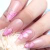 10Pcs Handmade Nails Set Press On Long Almond False Nail High Luxury Minimalist Style Design Reusable Full Cover Fake Nail Tips