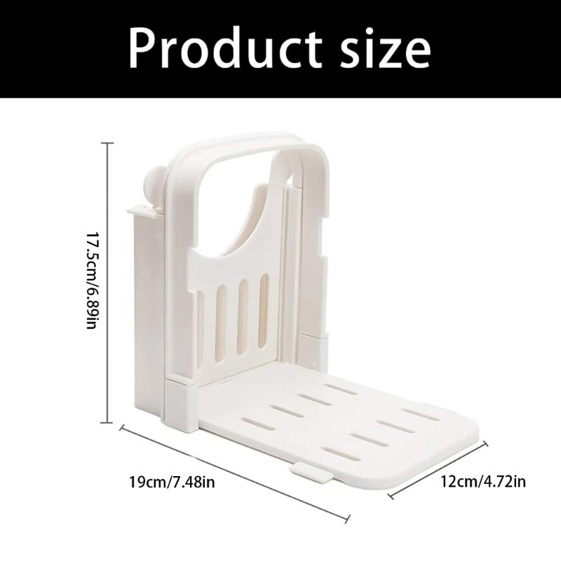 Portable ABS  Bread Cutter With Ergonomic Designs Sandwich Cutting Tool For Consistent Thickness And Quick Cleaning