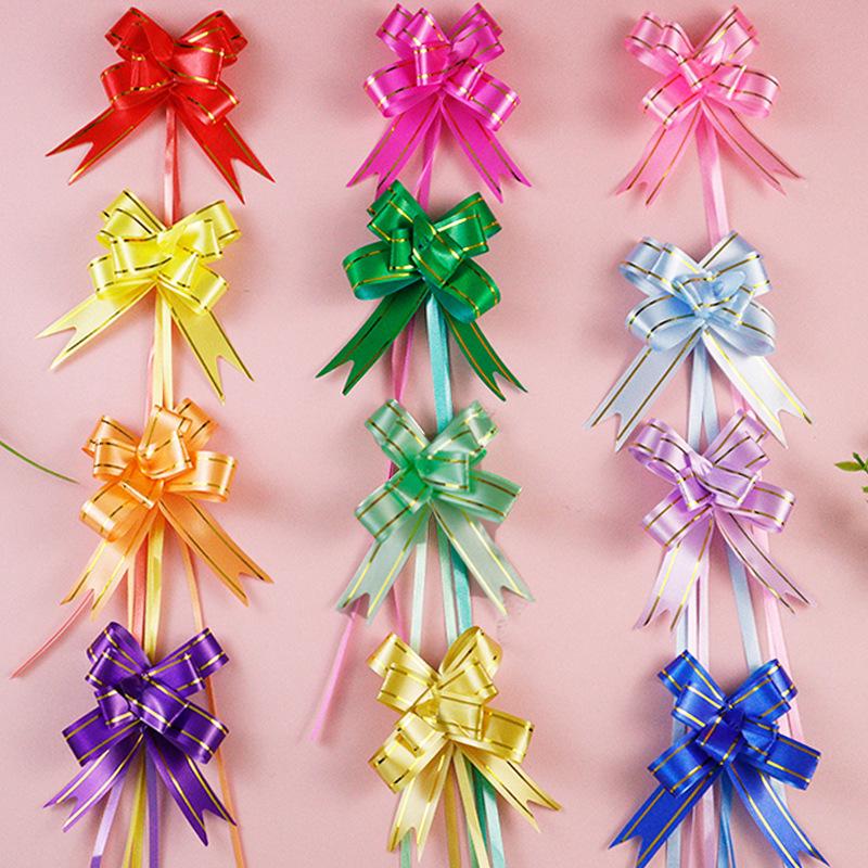 18 Hand-Pulled Floral Festival Wedding Gift/Candy Box Ribbon Bows