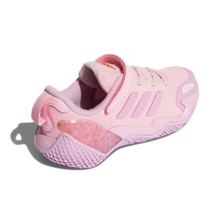 Adidas 4Uture Rnr El K Durable Breathable Lightweight Low Top Kids Running Shoes Kids Running Shoes Pink FX2187