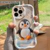 Phone Case: 2D Flat Design, Compatible with iPhone 18 17 16 15 14 13 Pro Protective Cases, Cute Little Penguin, Perfect Christmas and Halloween Holida