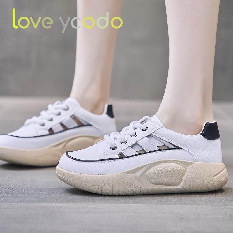 Women's and Girls' Student Summer Breathable Sneakers Platform Elevation Casual Shoes