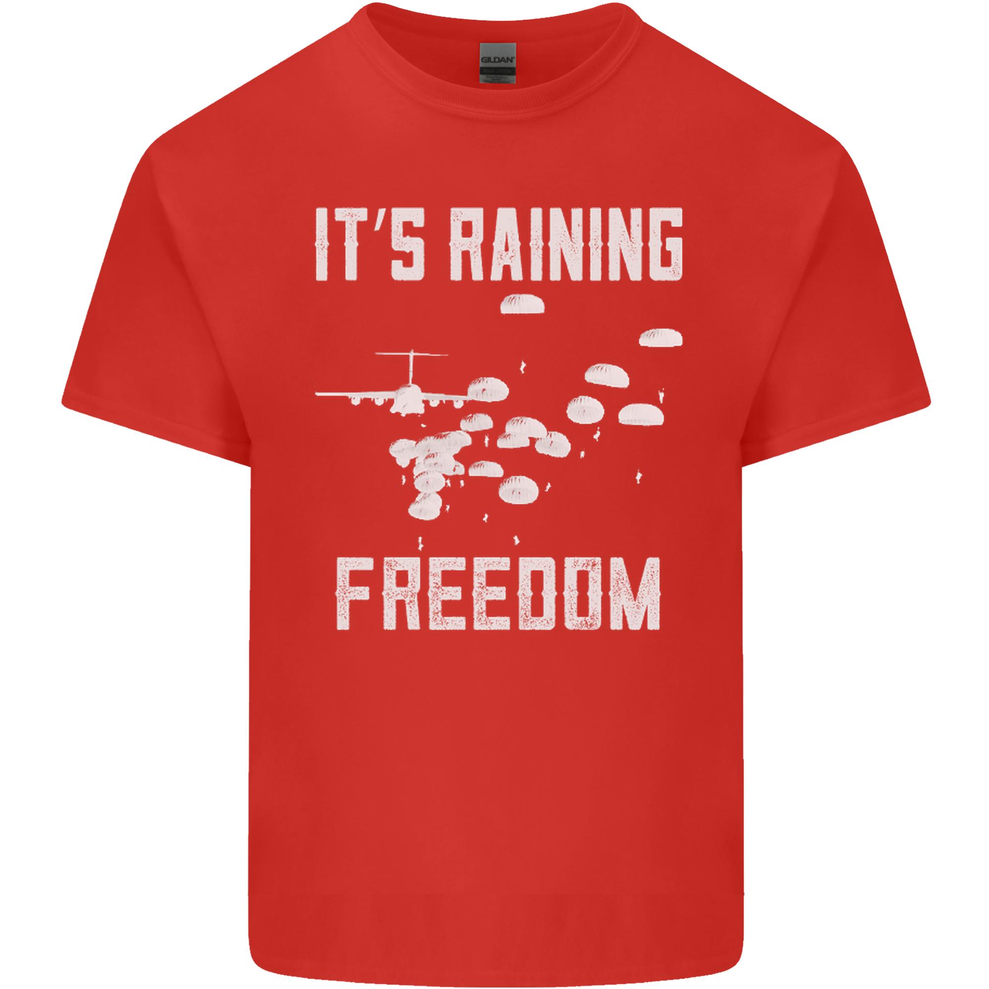 Freedom Parachute RegiUnisext Para 1 2 3 4 SAS Unisexs Light Cotton TShirt S