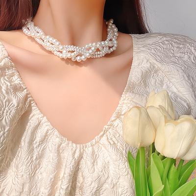 Pearl Necklace - Women's High-end, Elegant, Multi-layer Pendant, Light Luxury, Niche Design, Commuter Collarbone Chain