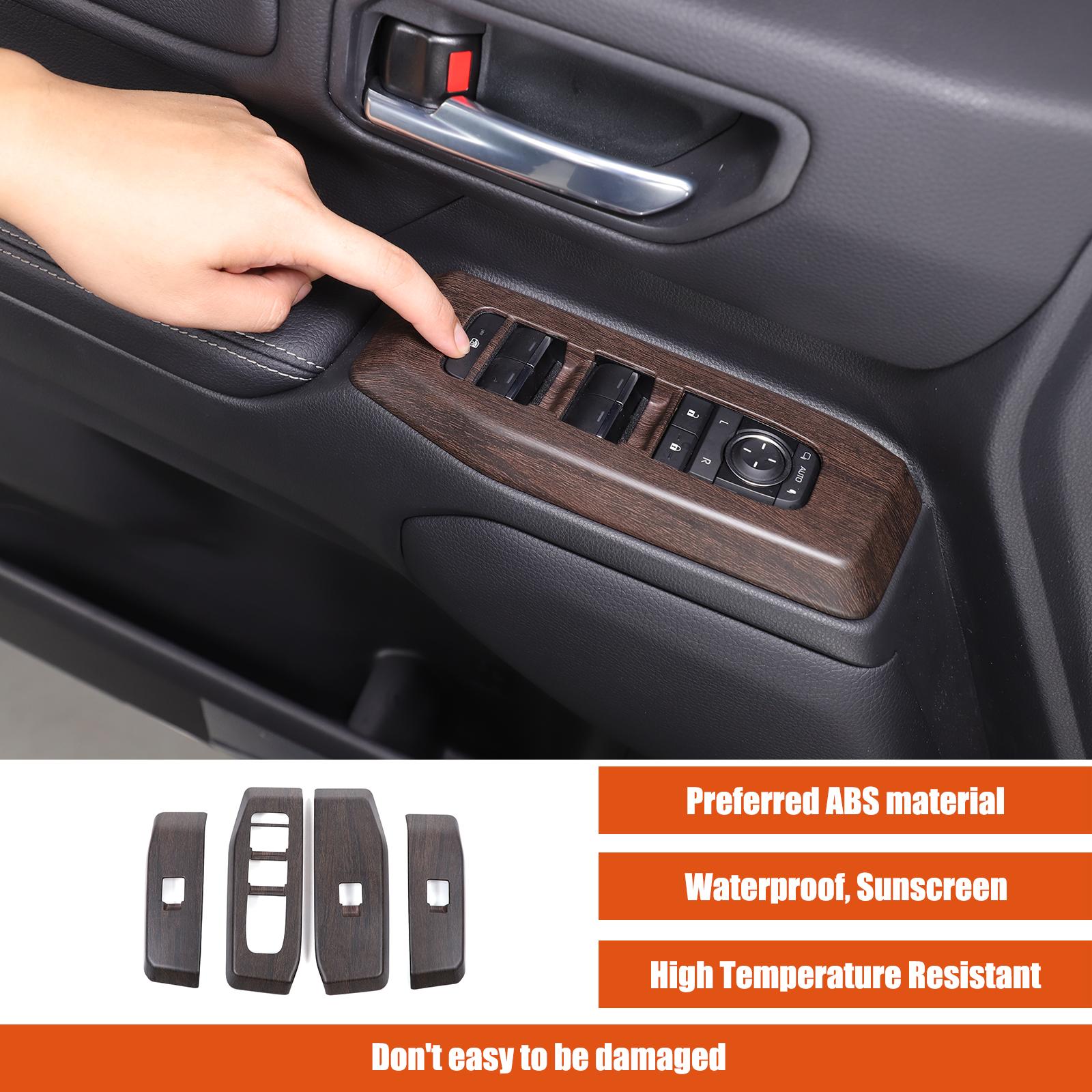 Grain Window Lift Switch Button Trim Cover For Toyota Land cruiser LC250 2024