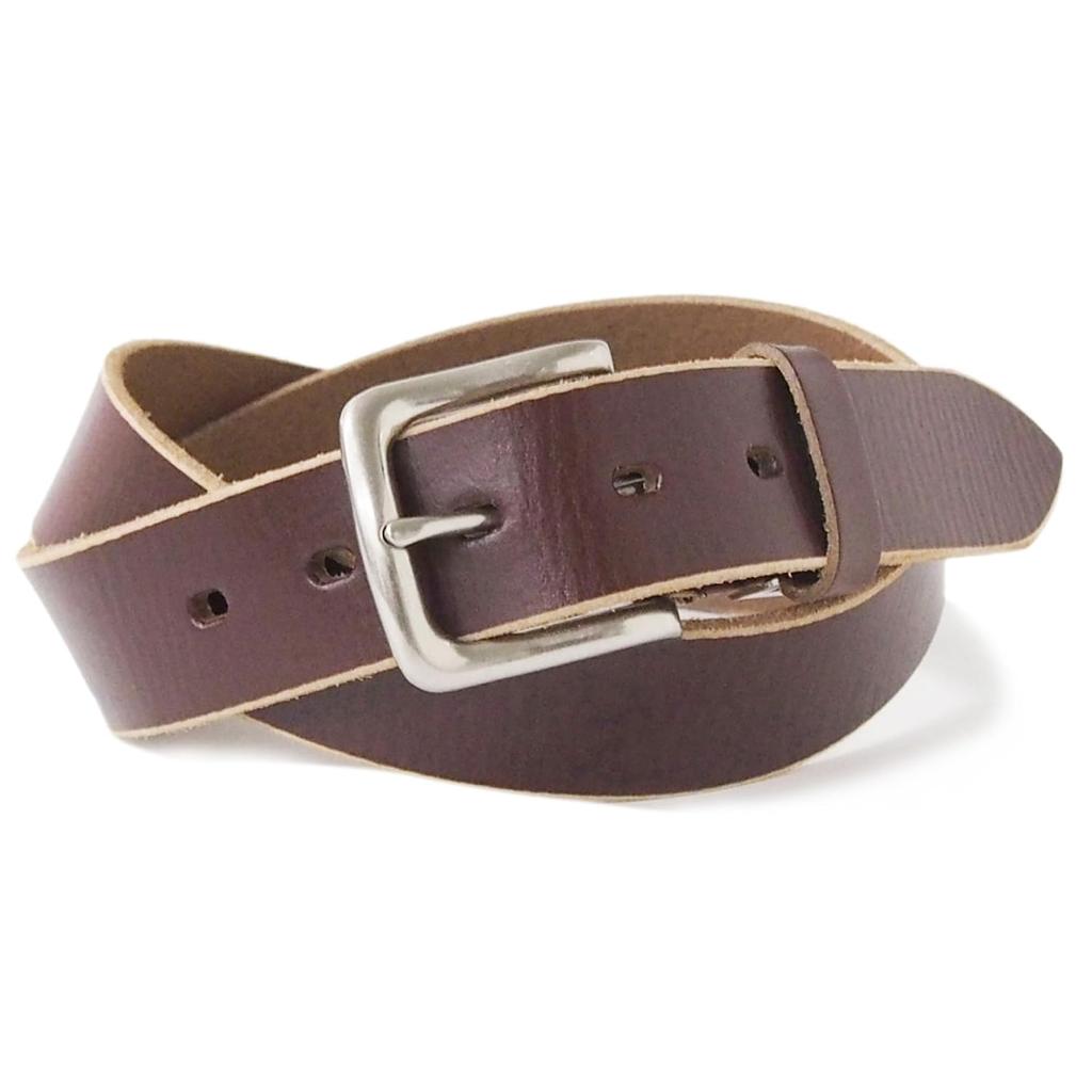 KOGUMA BELT Made Japan Enjoy Leather Basic Cowhide Handmade Natural Mens Womens Genuine Casual Single 35mm Free Size KGMCB-0001