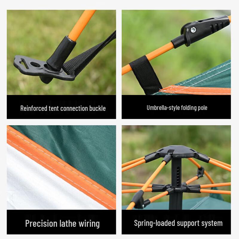 FTLY 2-3 Person Automatic Hydraulic Camping Tent