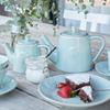 [Authentic Imported Product] Costa Nova Creamer Milk Pitcher, Approx. 200ml, Turquoise, Dishwasher Safe, Microwave Safe, LSZ131T