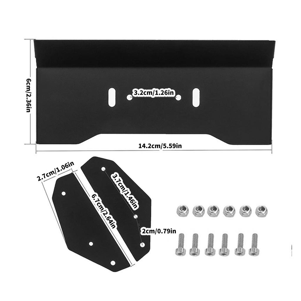 Remote Control Spoiler Rear Wing Metal Rear Wing Tool for 1/10 Model Supplies for Toy Car Collectors for Crawlers