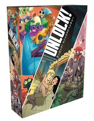 Hobby Japan Aventura Mítica versão japonesa 60 para maiores de 10 anos e Jogo de tabuleiro Unlock! (para 1-6 jogadores, minutos, até)