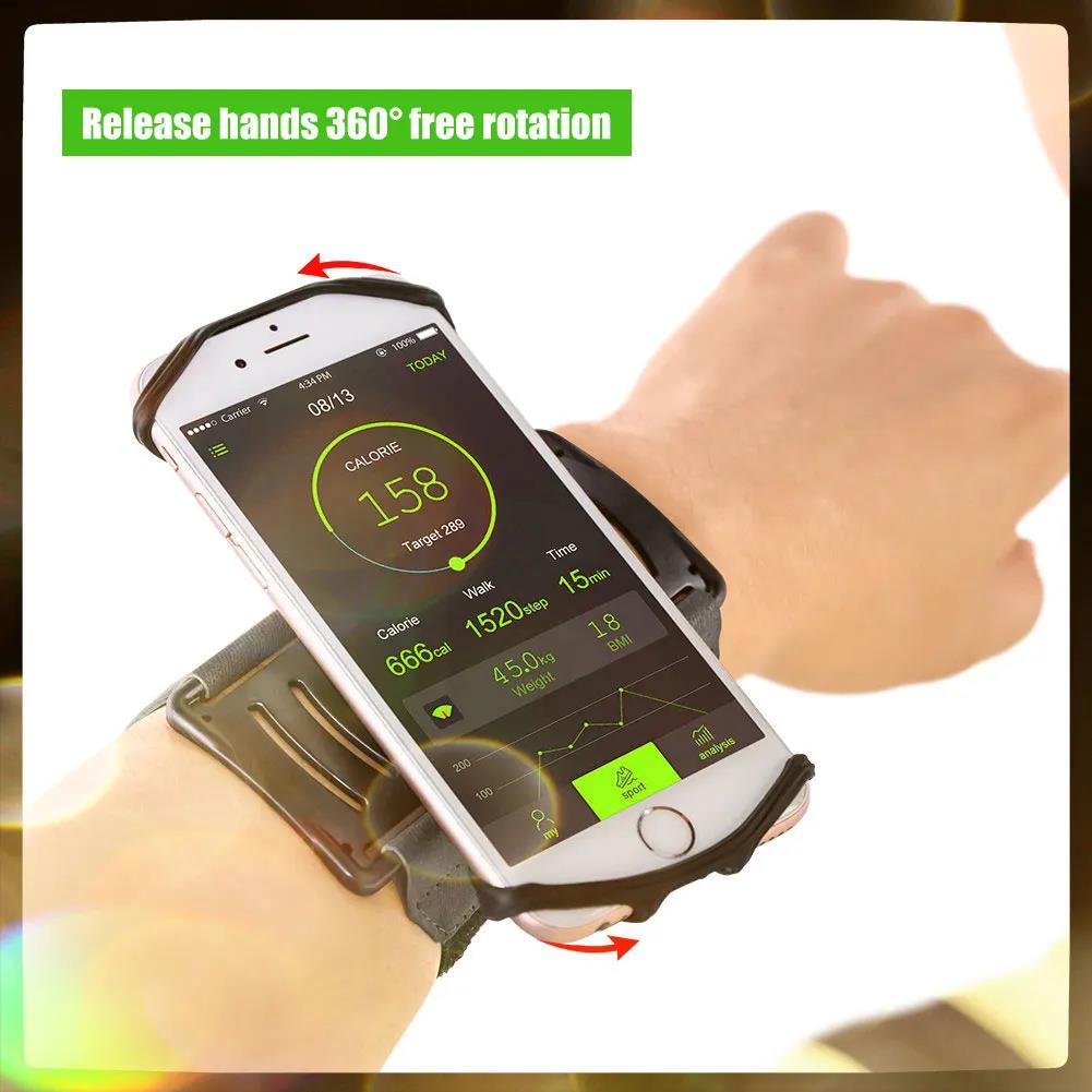 Universal Phone Armbands Outdoor Sports Phone Armband Wrist Case for Samsung Gym Running Phone Bag Arm Band Case for iPhone 6