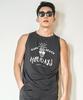 Tyubeuteuli Men'S Holiday Loose Fit Sleeveless Rash Guard A302 Black