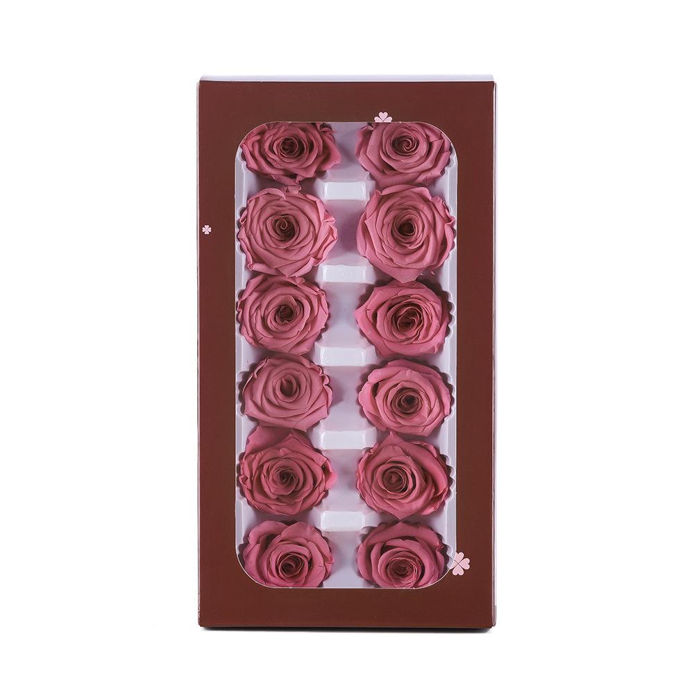 Eternal Flower Gift Box Set 2-6cm Handmade Rose Decorative Flowers, DIY Gift Flower Box