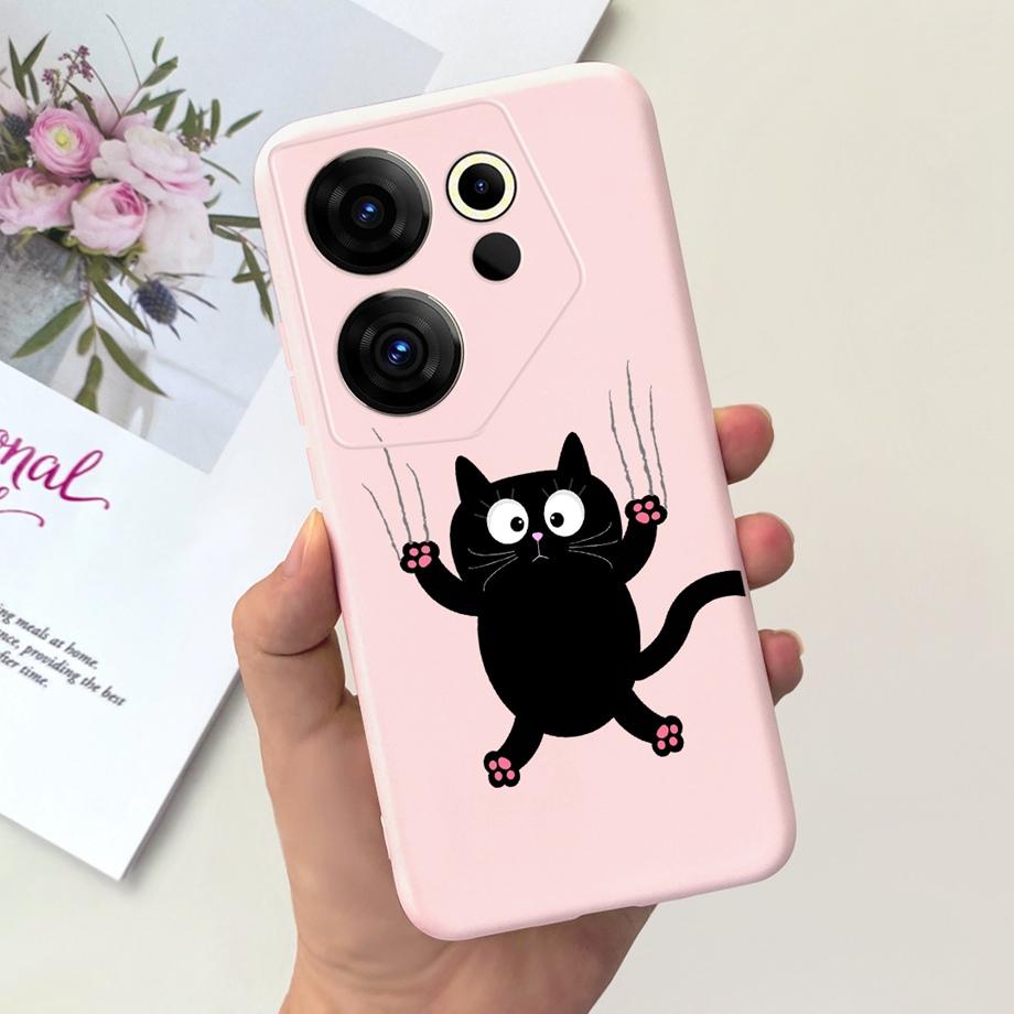 Phone Cover For Tecno Camon 20 Pro 4G 5G Case Soft Silicone Love Heart Jelly Capa For Tecno Camon 20 Premier 20Pro Camon20 Funda