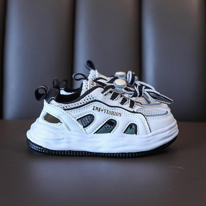 

Summer Children Shoes Kids Sport Sandals Cutouts Rubber School Breathable Close Toe Little Girls Boy Sandals Toddler Shoes 25