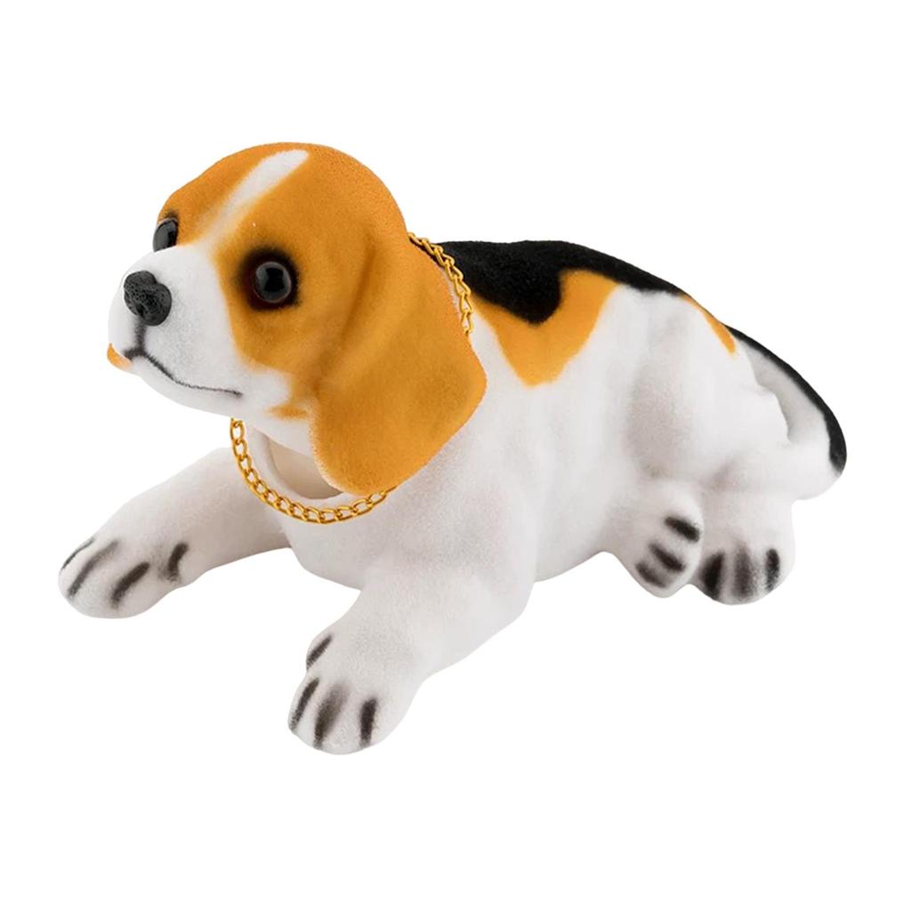 Dog Figurine for Vehicle Dashboard, Interior Accessories for Pet Lovers, Gift for Office Space
