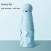 Mini Ultralight Five-Fold Anti-UV Umbrella - Portable Dual-Use for Sun and Rain, Customizable Women's Sunshade.