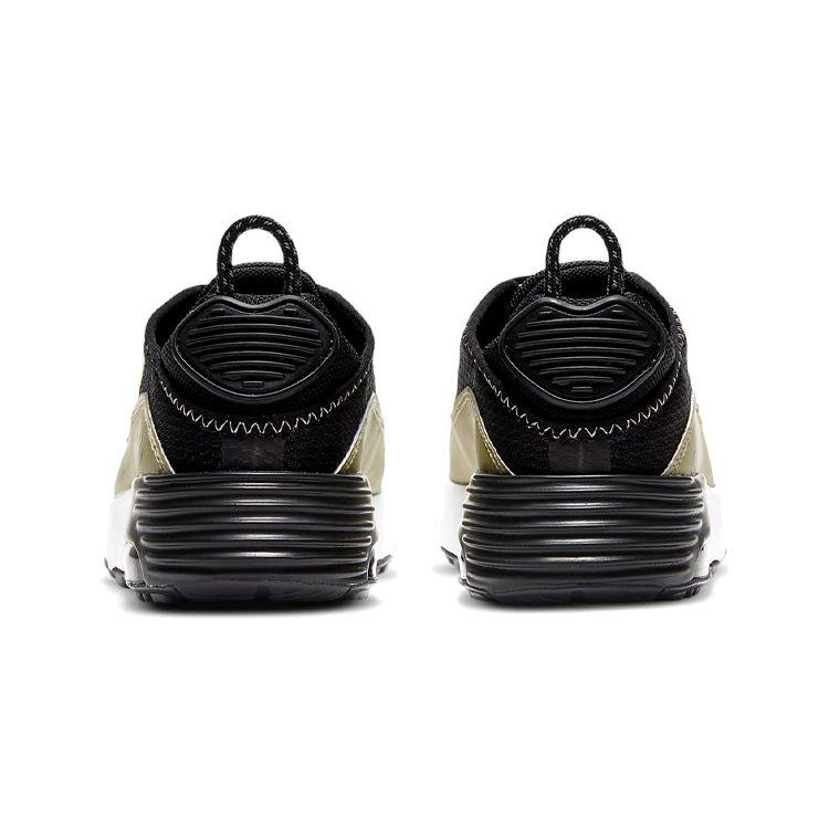 Nike Air Max 2090 Low Top Kids Lifestyle Shoes Black Gold Children Aged 3 7 Years Old CU2093-006