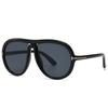 New Fashionable Sunscreen Sunglasses Toad T-shaped Pilot Large Frame Sunglasses