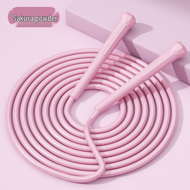 Lightweight Speed Jump Rope for School and Adult Fitness, Training, Exams, Fat Burning, PVC Children's Rope.