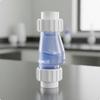 Prevenidor de Retorno para Piscina Material Espessado Transparente para Filtragem