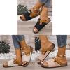 Water Diamond Slides Summer Big Size Pu Casual Flip Flops For Women