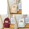 Nylon Large Capacity Unisex School Backpack With Cushion Straps For Daily Use
