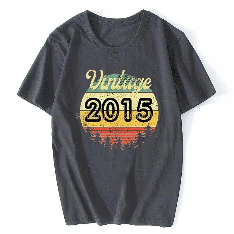 Summer Casual Unisexs T Shirt Kawaii Graphic T Shirt Vintage 1987 1984 2015 2009 1997 Tees Funny Gift Top Unisex Cotton T-shirt