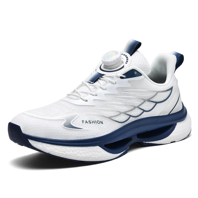 Модная летняя обувь мужские кроссовки сетчатые повседневные мужские туфли теннисные туфли — фото 8