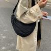 Large Capacity Women's Hobo Bag Solid Color Shoulder Bag Crossbody Bag