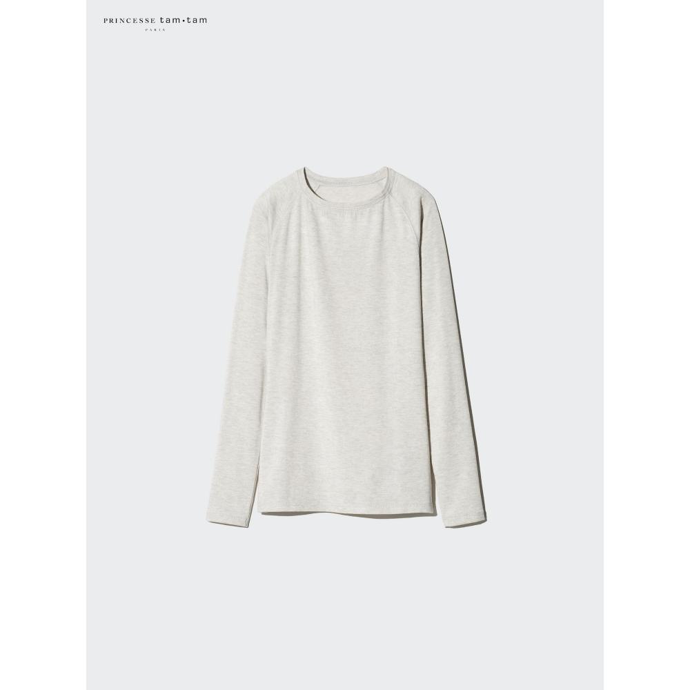 Uniqlo UlTra Warm HeaTTech Kaschmir-Mischung Rundhals-T